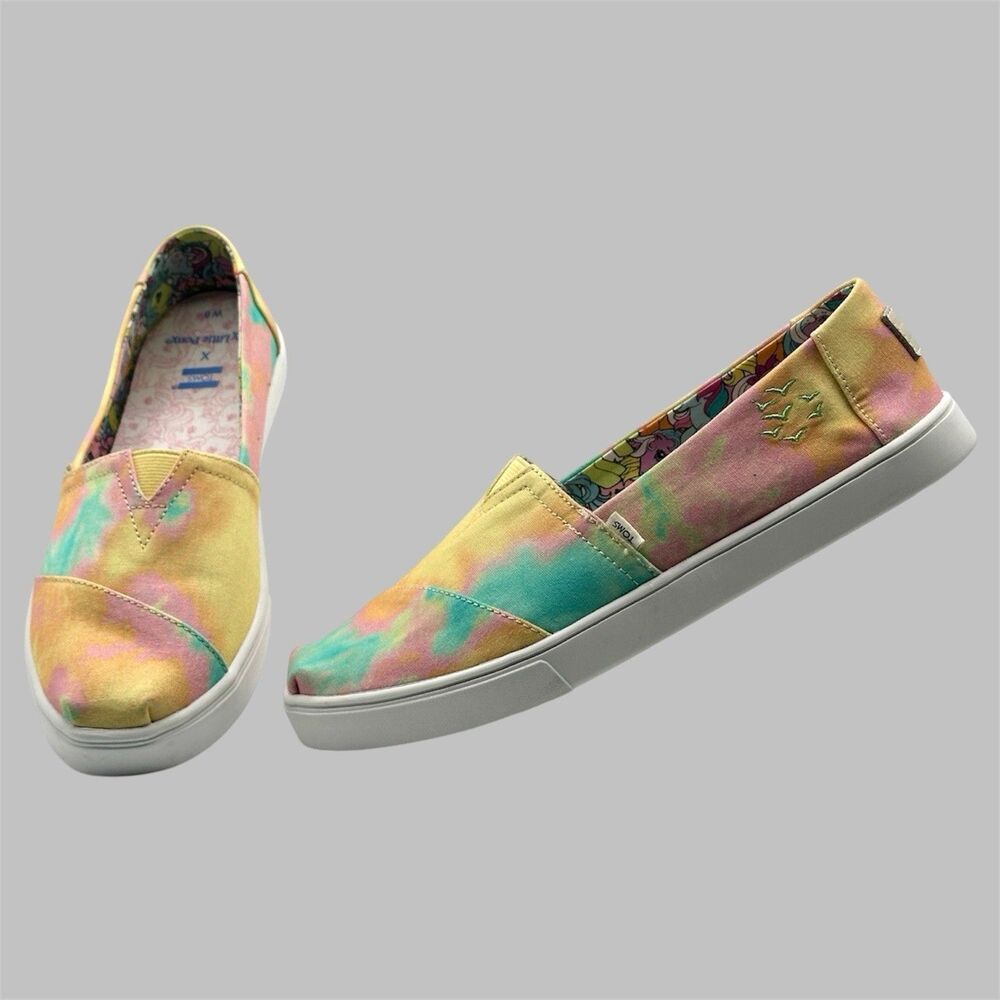 Toms “My Little Pony” Limited Edition Slip On Flats Women’s Size 8 Rare Cute